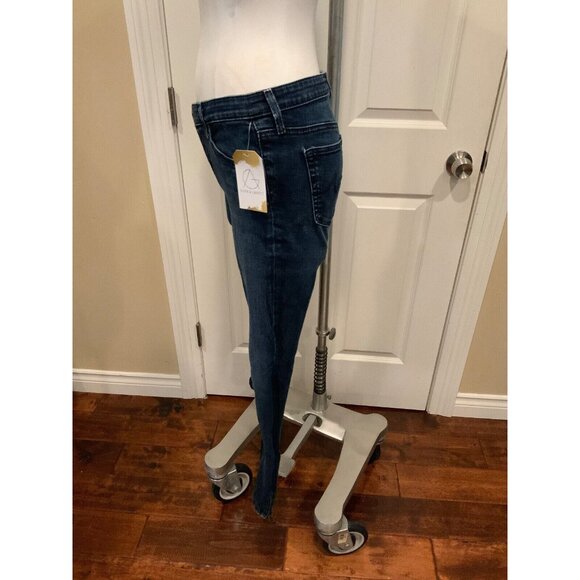 Adriano Goldschmied Dark Wash Blue Zip-Up Legging Ankle Skinny Jeans, Size 27 - Picture 3 of 7